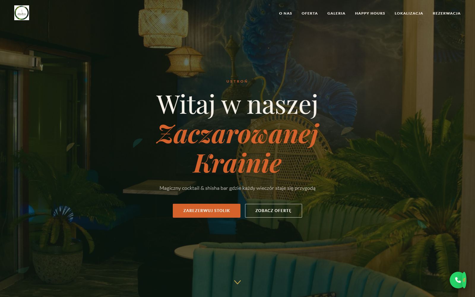 Strona zrobiona dla: Absolem Cocktail & Shisha Bar