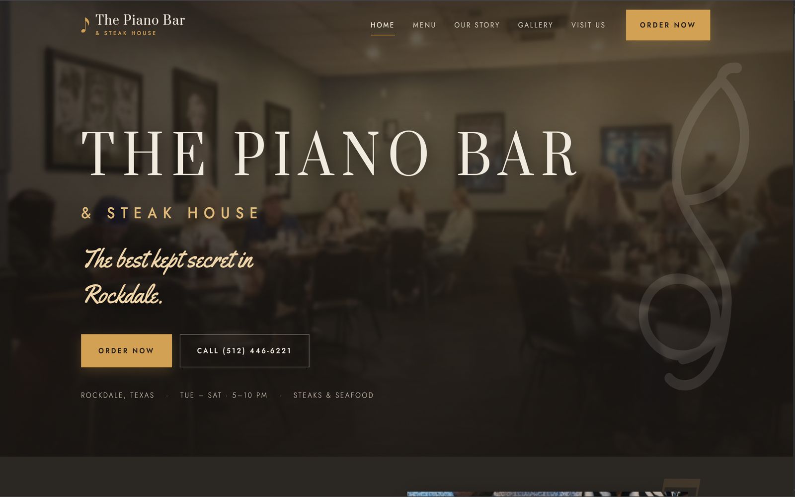 Strona zrobiona dla: The Piano Bar & Steak House